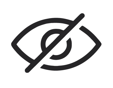Crossed-out eye